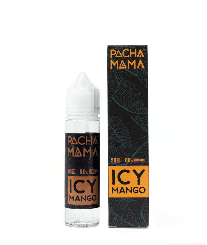 Pachamama Icy Mango menthol vape flavor